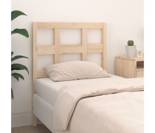 Cabecero de cama madera maciza de pino 95,5x4x100 cm