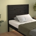 vidaXL Cabecero de cama madera maciza de pino negro 81x4x100 cm