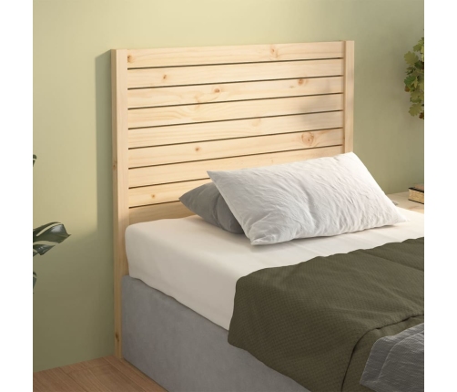 Cabecero de cama madera maciza de pino 96x4x100 cm