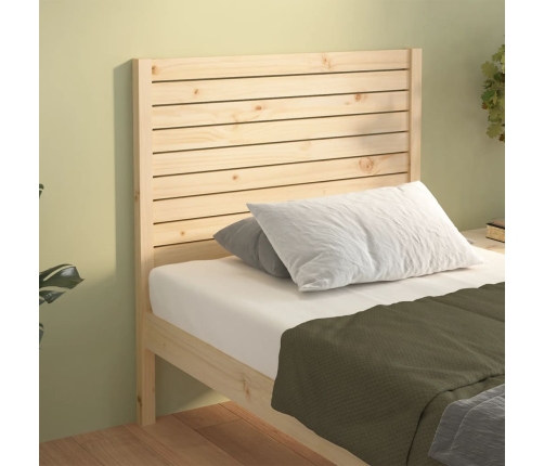 Cabecero de cama madera maciza de pino 96x4x100 cm