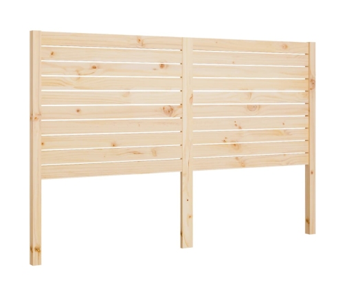 Cabecero de cama madera maciza de pino 126x4x100 cm