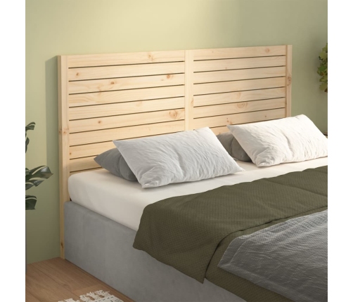 Cabecero de cama madera maciza de pino 126x4x100 cm