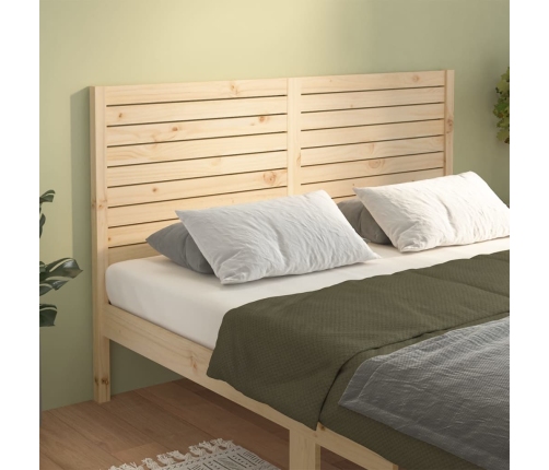 Cabecero de cama madera maciza de pino 166x4x100 cm