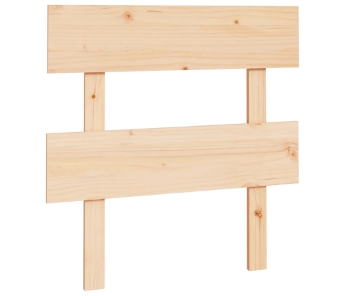 vidaXL Cabecero de cama madera maciza de pino 78,5x3x81 cm