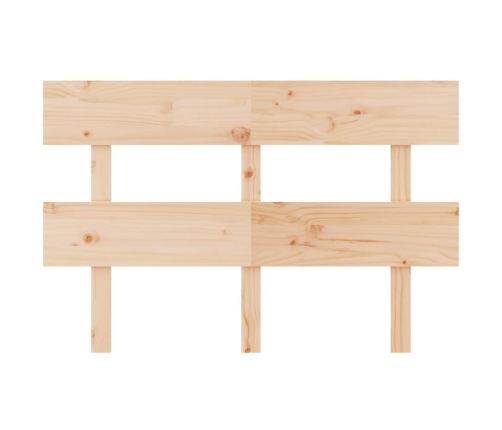 Cabecero de cama madera maciza de pino 124x3x81 cm