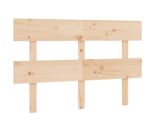 Cabecero de cama madera maciza de pino 138x3x81 cm