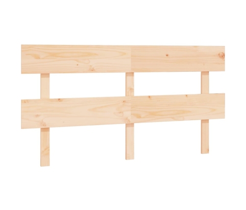 Cabecero de cama madera maciza de pino 154x3x81 cm