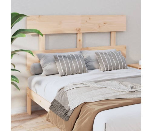 vidaXL Cabecero de cama madera maciza de pino 184,5x3x81 cm