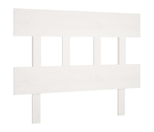 Cabecero de cama madera maciza de pino blanco 78,5x3x81 cm