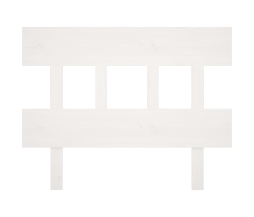 Cabecero de cama madera maciza de pino blanco 78,5x3x81 cm