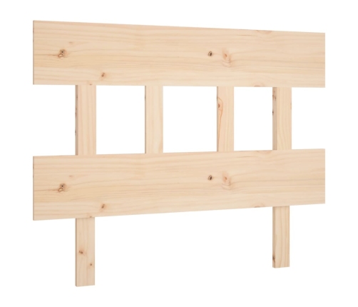 Cabecero de cama madera maciza de pino 93,5x3x81 cm