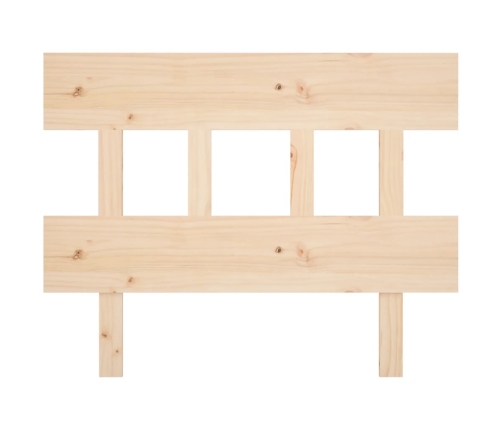 Cabecero de cama madera maciza de pino 93,5x3x81 cm