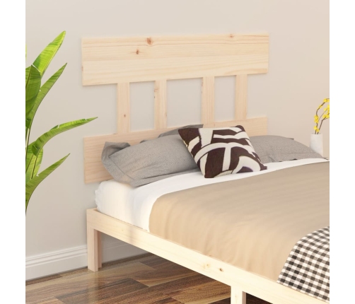 Cabecero de cama madera maciza de pino 93,5x3x81 cm