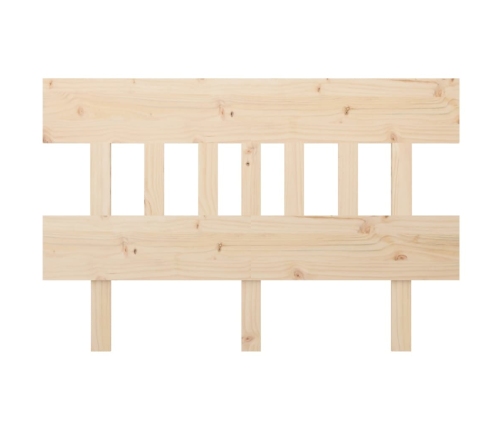 Cabecero de cama madera maciza de pino 138,5x3x81 cm