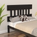 Cabecero de cama madera maciza de pino negro 153,5x3x81 cm