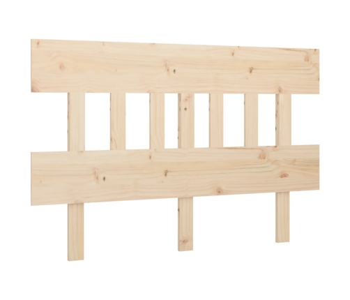 Cabecero de cama madera maciza de pino 163,5x3x81 cm