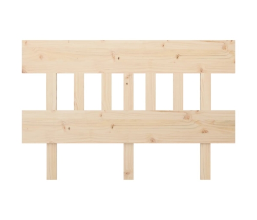 Cabecero de cama madera maciza de pino 203,5x3x81 cm