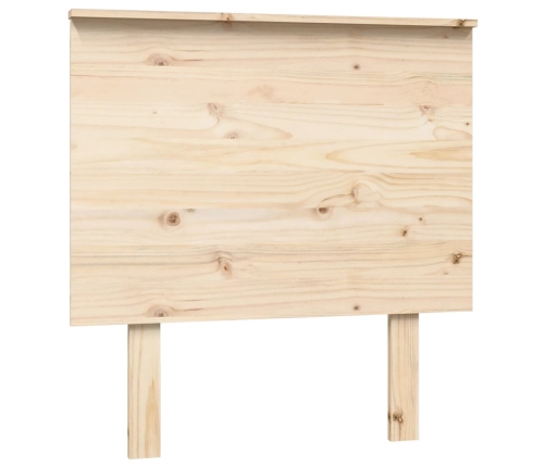 Cabecero de cama madera maciza de pino 79x6x82,5 cm