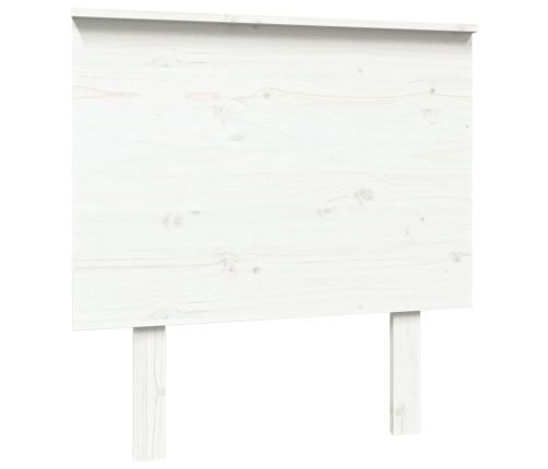 Cabecero de cama madera maciza de pino blanco 79x6x82,5 cm