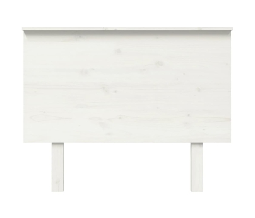 Cabecero de cama madera maciza de pino blanco 104x6x82,5 cm