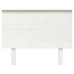 Cabecero de cama madera maciza de pino blanco 104x6x82,5 cm