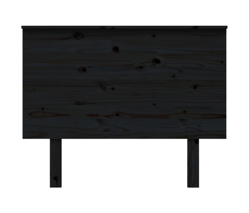 Cabecero de cama madera maciza de pino negro 104x6x82,5 cm