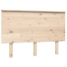 Cabecero de cama madera maciza de pino gris 124x6x82,5 cm