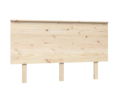 Cabecero de cama madera maciza de pino 139x6x82,5 cm