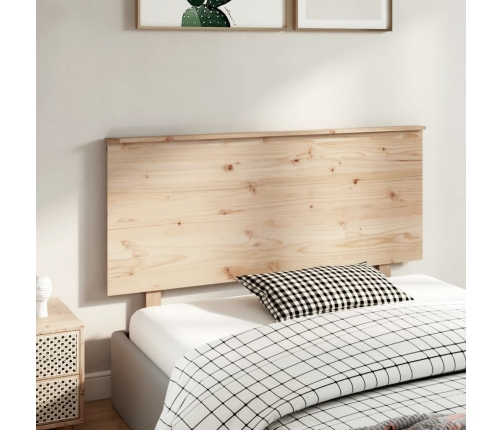 Cabecero de cama madera maciza de pino 139x6x82,5 cm