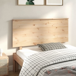 Cabecero de cama madera maciza de pino 139x6x82,5 cm