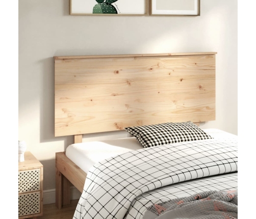 Cabecero de cama madera maciza de pino 139x6x82,5 cm