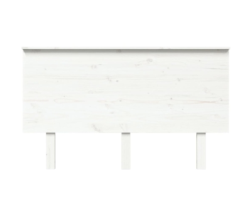 Cabecero de cama madera maciza de pino blanco 139x6x82,5 cm