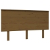 Cabecero de cama madera maciza de pino marrón miel 139x6x82,5cm