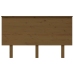 Cabecero de cama madera maciza de pino marrón miel 139x6x82,5cm