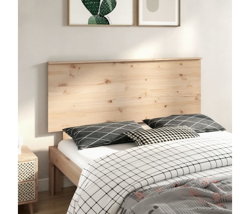 Cabecero de cama madera maciza de pino 154x6x82,5 cm