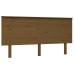 Cabecero de cama madera maciza de pino marrón miel 154x6x82,5cm