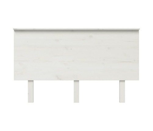 Cabecero de cama madera maciza de pino blanco 184x6x82,5 cm