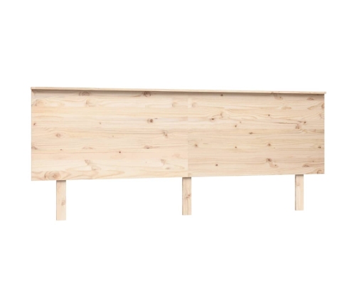 Cabecero de cama madera maciza de pino 204x6x82,5 cm