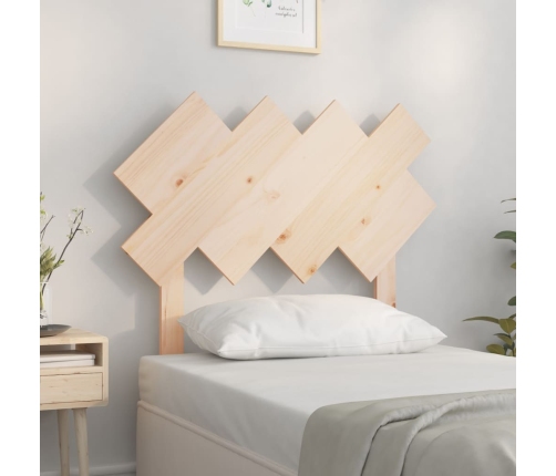 Cabecero de cama madera maciza de pino 92x3x81 cm