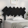 Cabecero de cama madera maciza de pino negro 132x3x81 cm