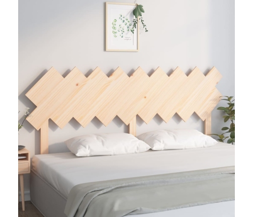 Cabecero de cama madera maciza de pino 178x3x80,5 cm