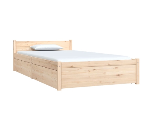Estructura de cama con cajones 90x190 cm