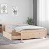 Estructura de cama con cajones 90x190 cm