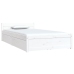 vidaXL Estructura de cama individual con cajones blanco 90x190 cm