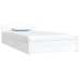 Estructura de cama con cajones blanco 90x200 cm