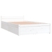 Estructura de cama con cajones blanco 90x200 cm