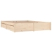 Estructura de cama con cajones 140x190 cm