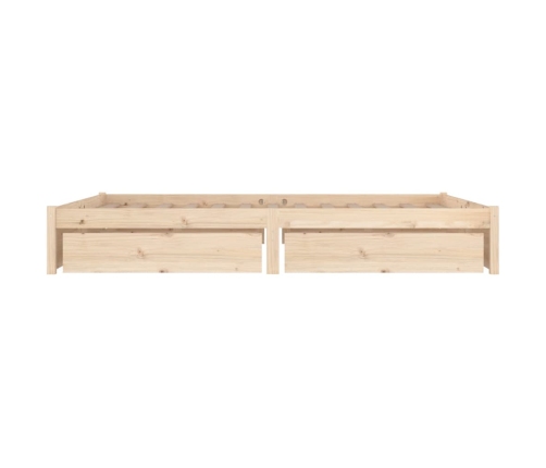 Estructura de cama con cajones 140x190 cm