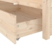 Estructura de cama con cajones 140x190 cm