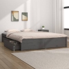 Estructura de cama con cajones gris 140x200 cm